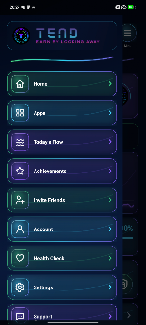 Tend Screenshot 1