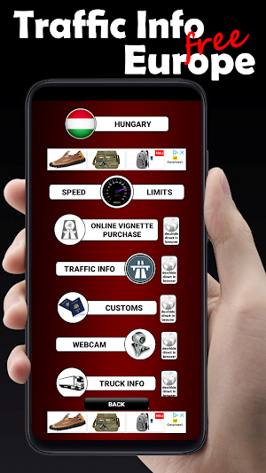 Romanian Border Crossing Points - Info Traffic Screenshot 2