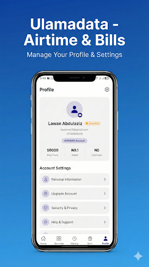 Ulama Data-Airtime Screenshot 2
