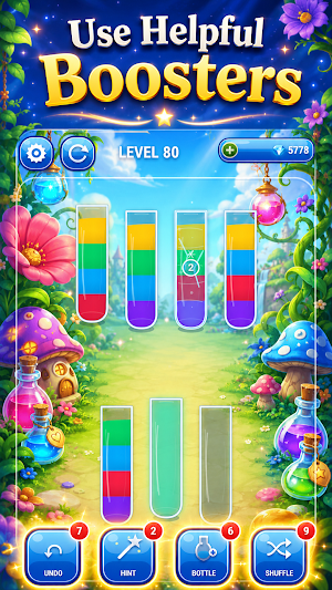 Magic bottle sort puzzle Screenshot 2