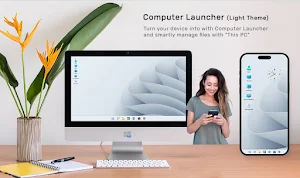 Computer Launcher-Light Theme Screenshot 0