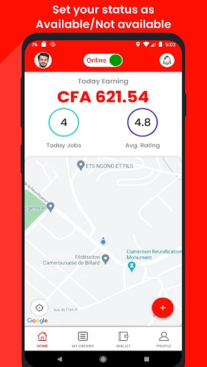 Nourri Express Driver Screenshot 1
