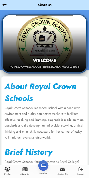 ROYAL CROWN SCHOOL Screenshot 2