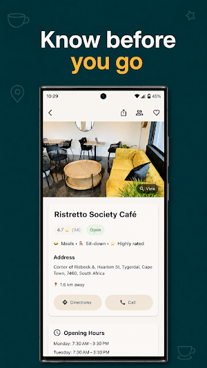 Boomly: Coffee Finder Screenshot 1