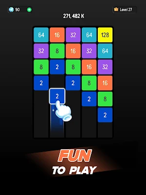 2048 Merge Game – Color Block screenshot 6