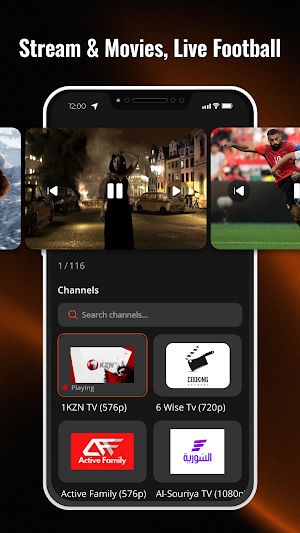 Streama: Live TV & Sports Screenshot 1