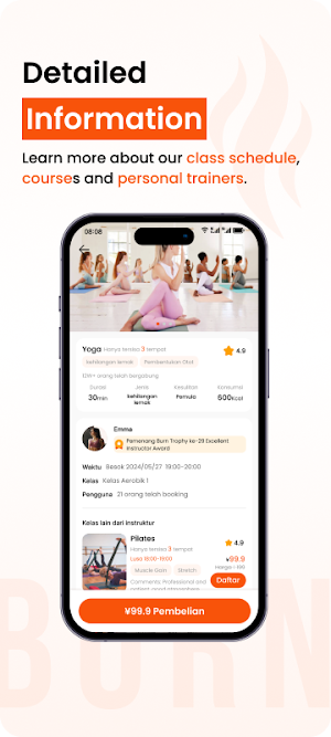Burn Fitness Indonesia Screenshot 1