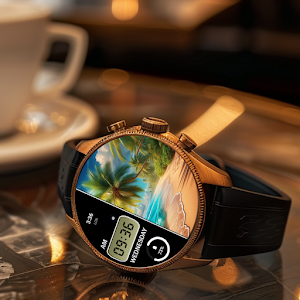 Key WF66 Beautiful Beach Watch Screenshot 3