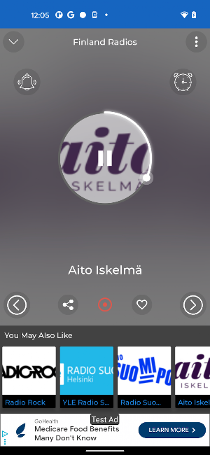 Finland Radio + Recorder Screenshot 2