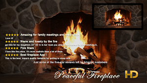 Peaceful Fireplace HD Screenshot 0
