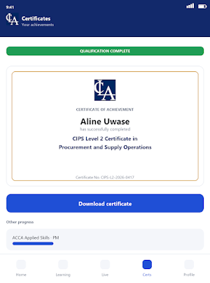 CLA LMS Screenshot 3