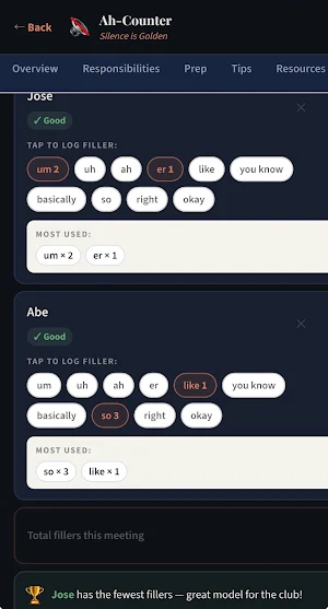 Club Speaker Toolkit Screenshot 3