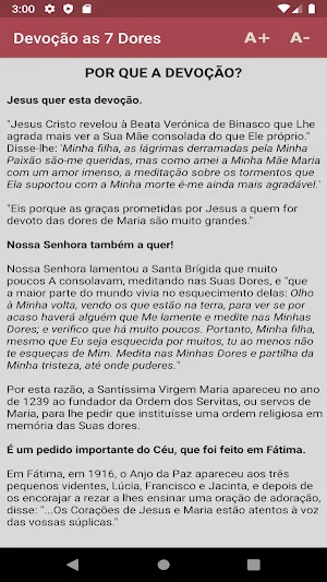 Devoção as 7 Dores de Maria Screenshot 1