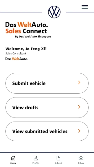 Das WeltAuto Sales Connect Screenshot 0