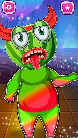 Watermelon Fruit Monster Dance Screenshot 2