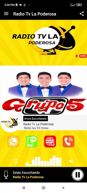 Radio Tv La Poderosa Screenshot 0