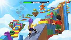Prison Escape: 3D Obby Parkour Screenshot 2