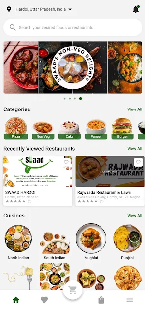 Swaad India : Food Delivery Screenshot 2
