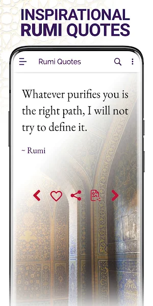 Rumi Quotes - Daily Motivation Screenshot 0