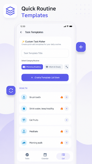 Daily Flow Planner, To Do List Screenshot 1