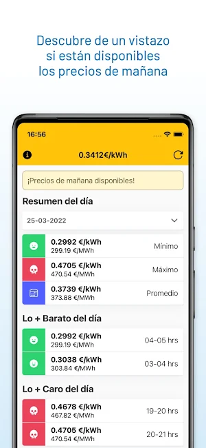 Precio Luz España - ahorraLuz Screenshot 3