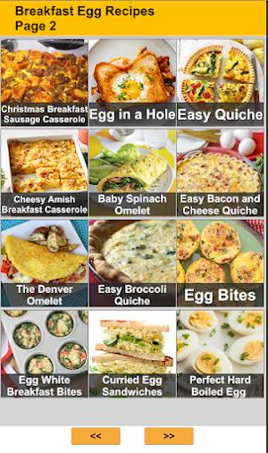 Egg Breakfast Recipes Screenshot 1