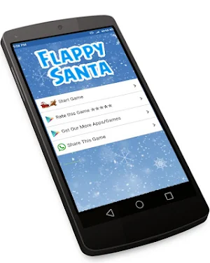 Flying Santa Clause - Christmas Games Screenshot 0