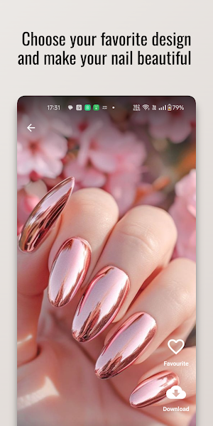 Platinum Chic Nail Art Design Screenshot 2