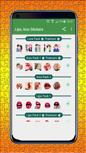 Lips, Kiss and Love Stickers - WAStickerApps Screenshot 1
