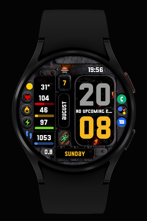 Informative Watch Face Wear OS Screenshot 2