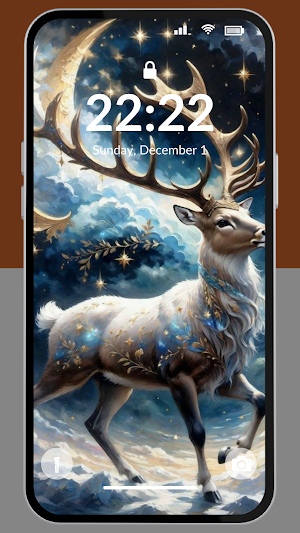 Deer Aesthetic Wallpaper 4K Screenshot 1