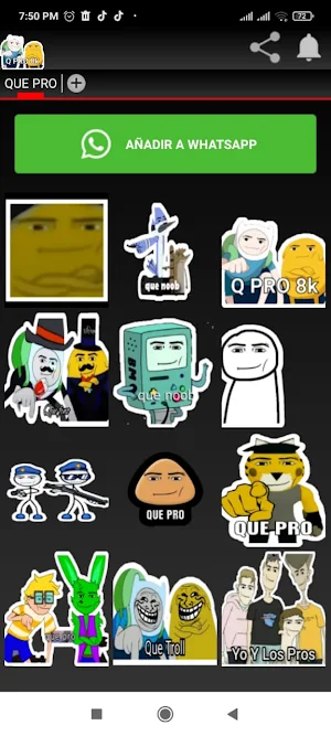 Stickers de Que Pro Screenshot 3