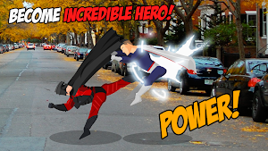 Flying Superhero vs Incredible Hero Street Fight Screenshot 3
