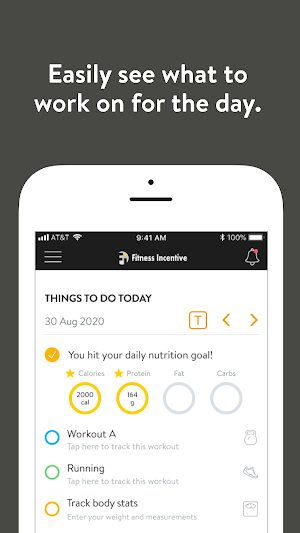 Fitness Incentive+ Screenshot 1