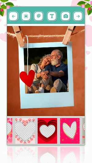 CouplePic Frames photo editor Screenshot 2
