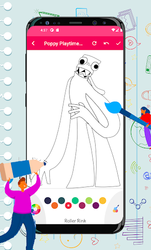 Rainbow Friends Coloring Book Screenshot 1