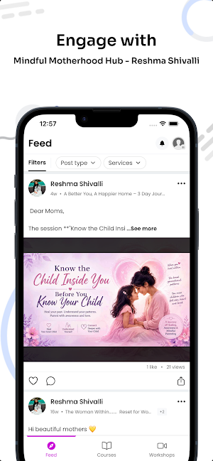 Mindful Motherhood Hub Screenshot 1