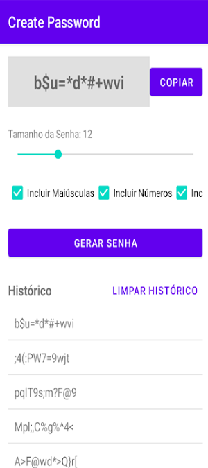 SafeGen: Gerador de Senhas Screenshot 0