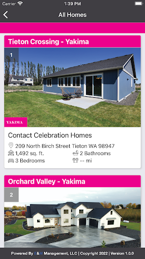 CWHBA Tour of Homes Screenshot 2