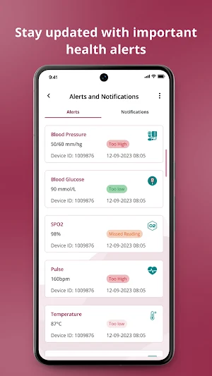 ARCM 24/7 HealthVitals Pat. Screenshot 3