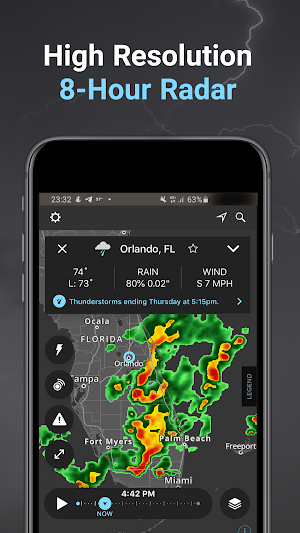 Weather Radar Live Tracker Screenshot 2