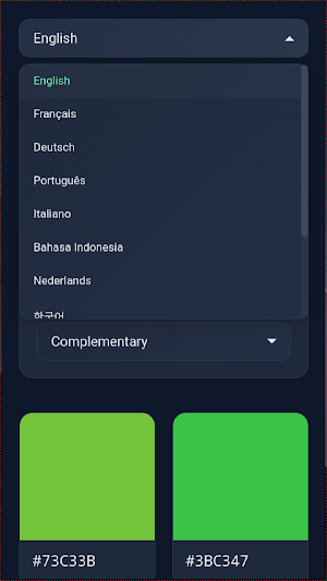 Color Palette Generator Screenshot 1