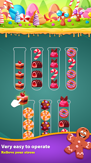 Candy Sort: Sweet Sorting Game Screenshot 0