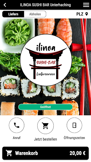 ILINOA SUSHI BAR Unterhaching Screenshot 0