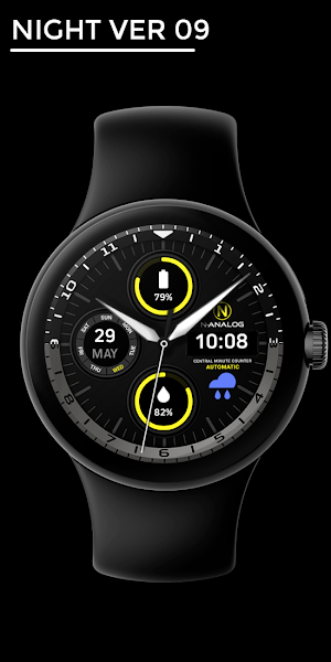 Night ver 09 - watch face Screenshot 0