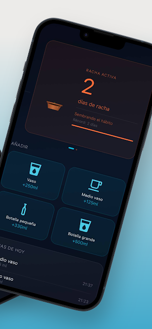 Waty: Agua tracker & reminder Screenshot 1