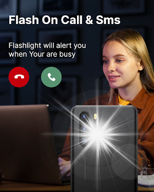 Flash Alerts On Calls & SMS Screenshot 3