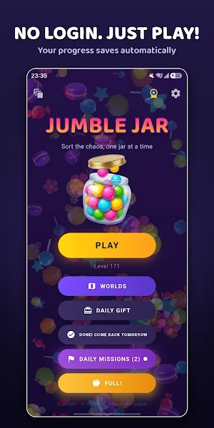 Jumble Jar: Color Sort Puzzle Screenshot 1
