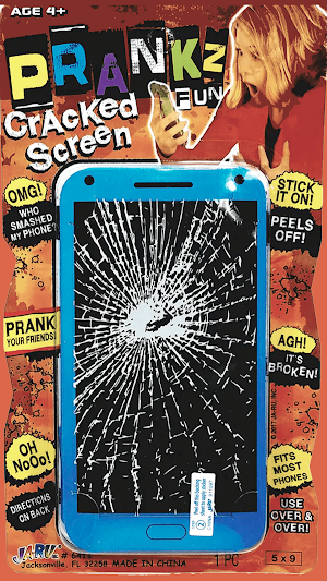 Broken screen prank - fake Screenshot 0