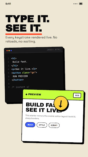 HTML Viewer – Live Code Editor Screenshot 0